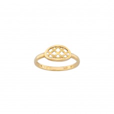 Δαχτυλίδι Σε Κίτρινο Χρυσό 14K Aloro (RI239 - ZX2030)